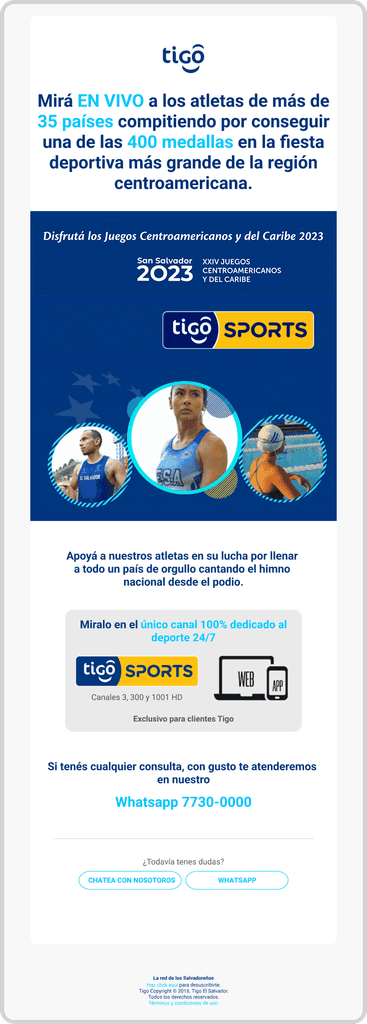 Juegos Centroamericanos Newsletter