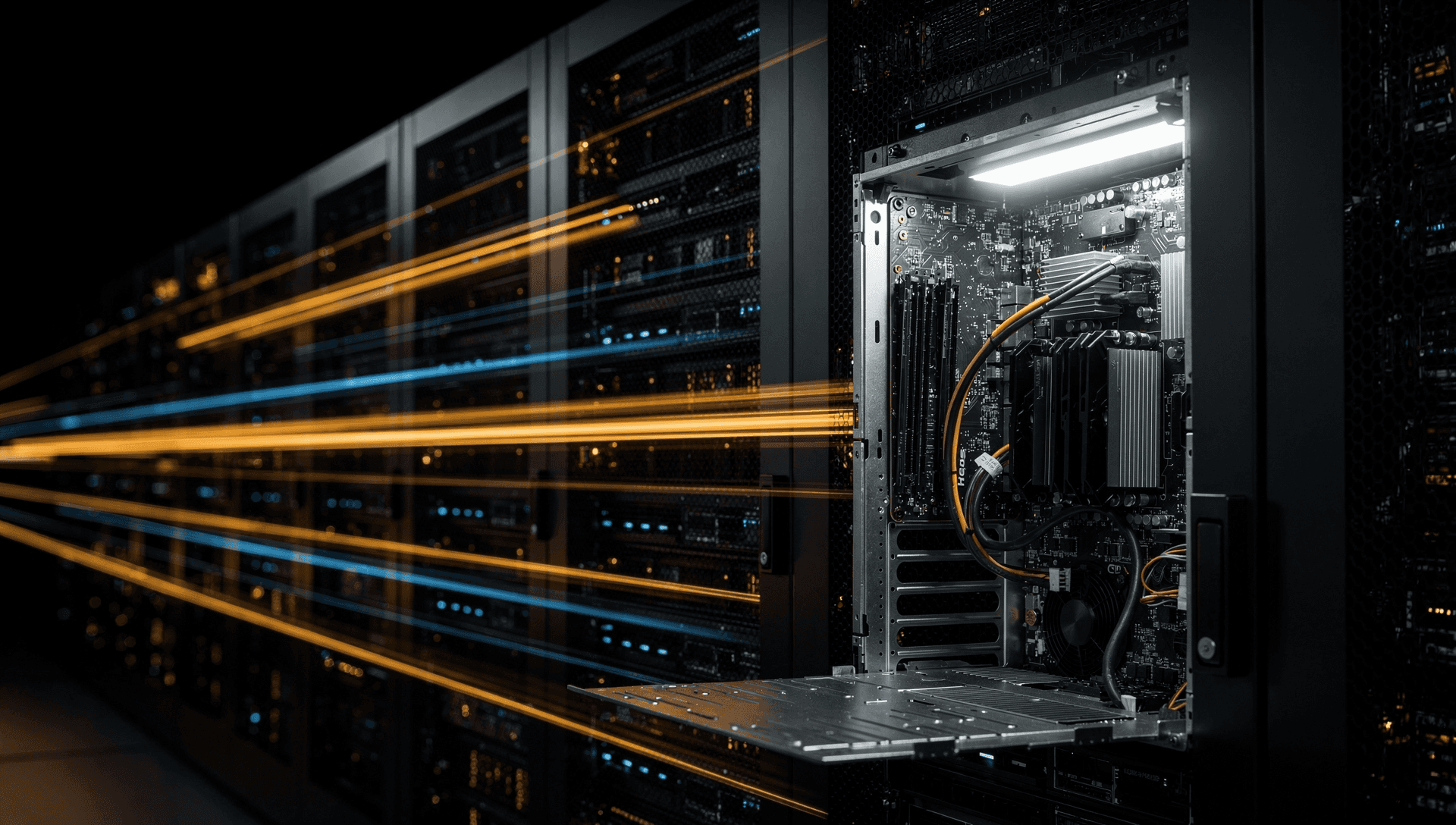 A work team around the desk