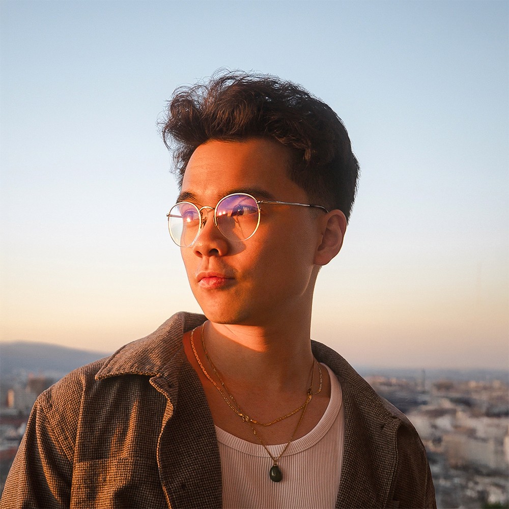 Portrait of portfolio creator – front view