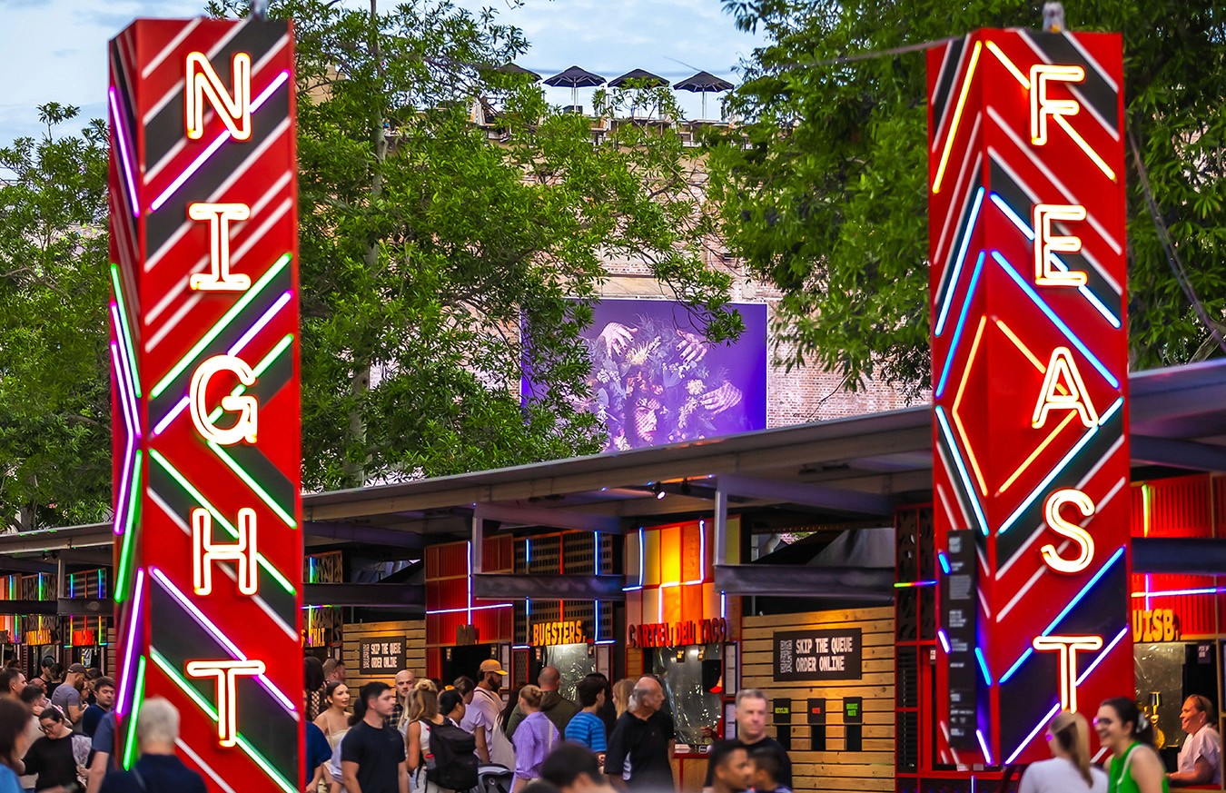 Night Feast Markets at the Brisbane Powerhouse