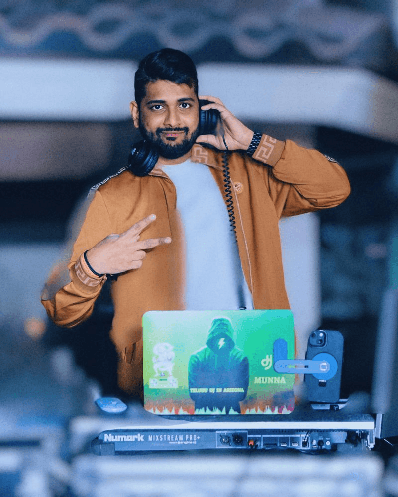 DJ playing in a club