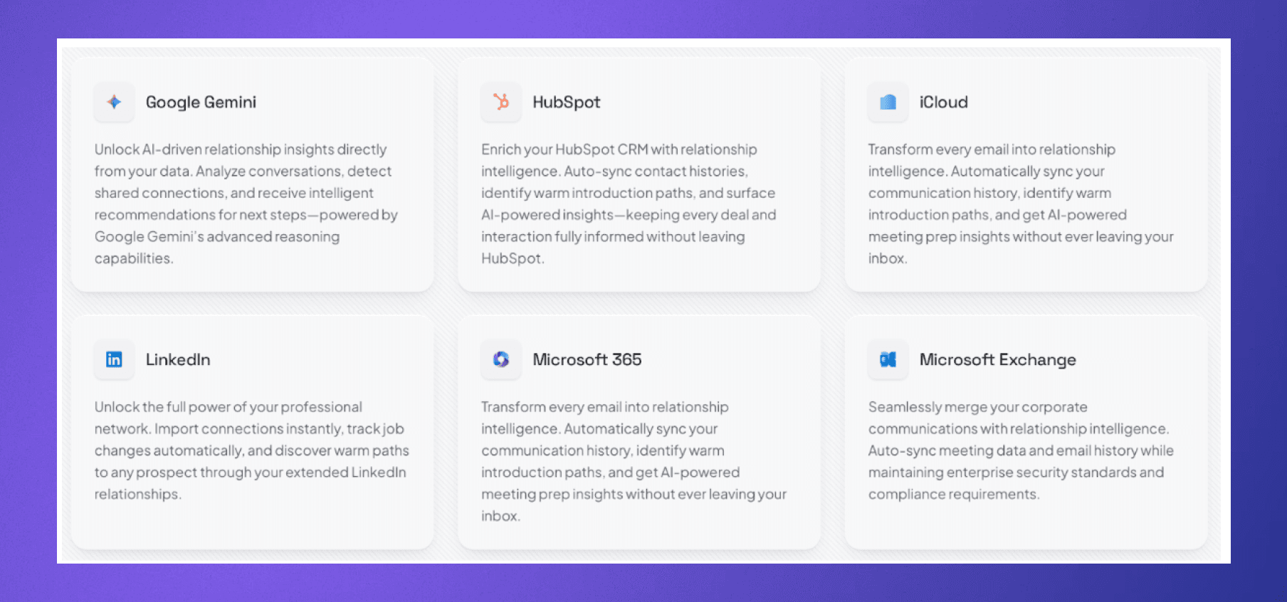 Rings AI integrates directly with HubSpot
