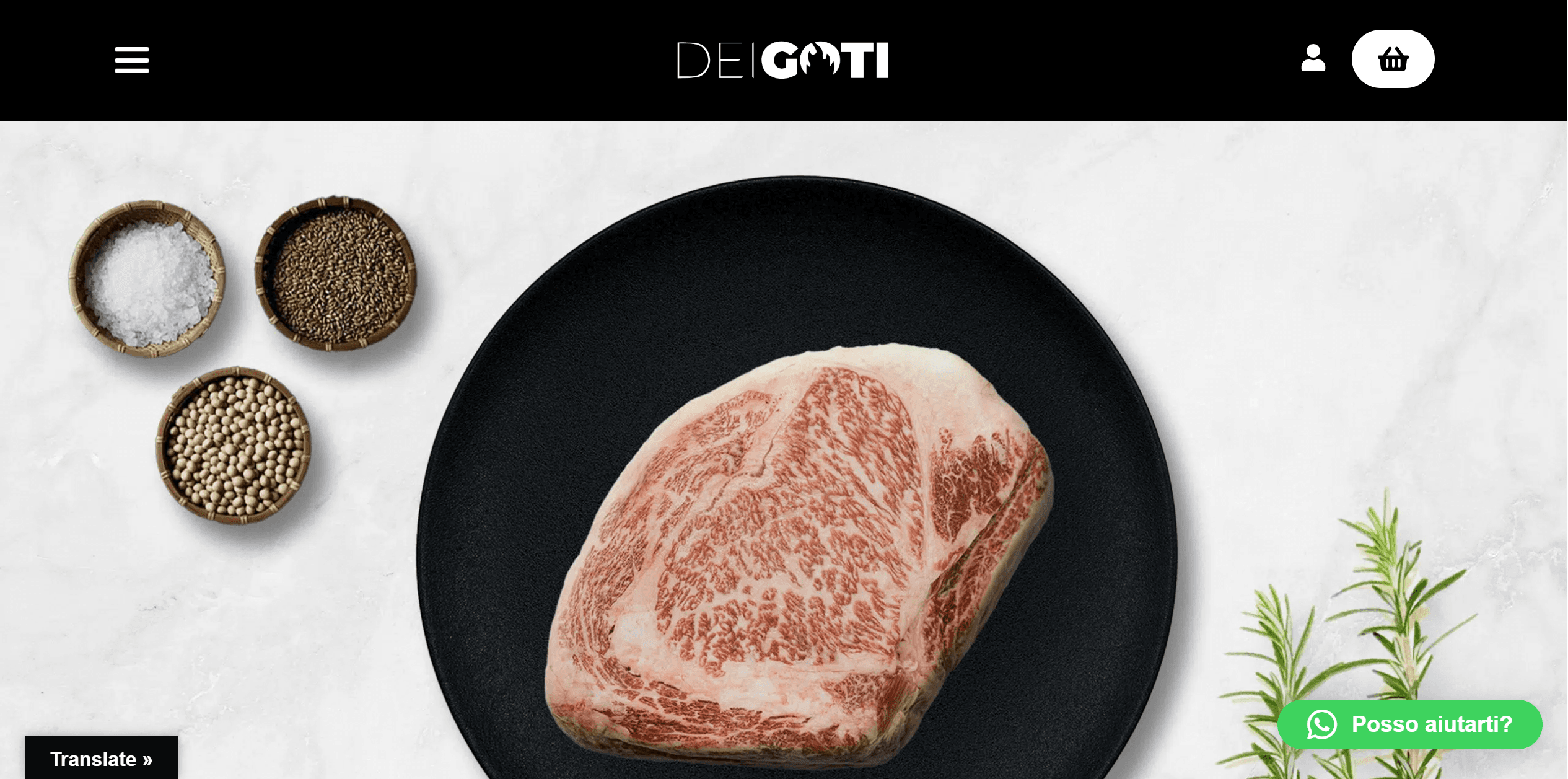 DeiGoti.com Desktop Home Page Site Image