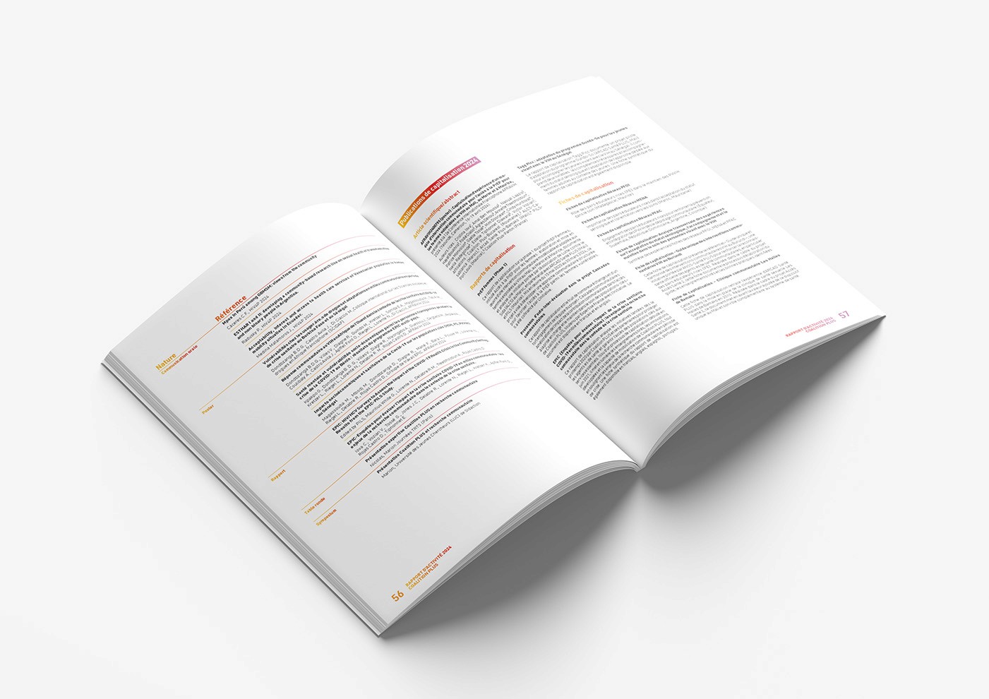 Rapport d'activité Coalition PLUS 2024 Design Graphique