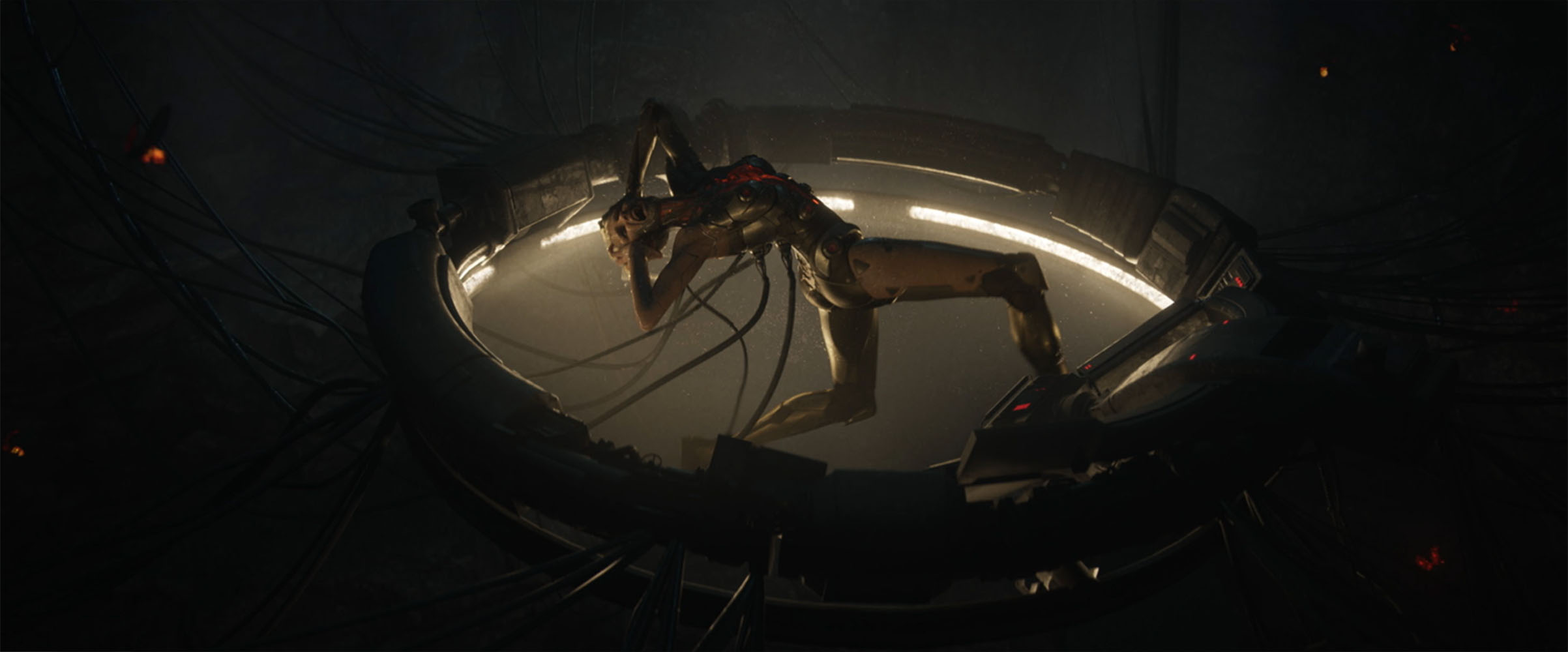 Key visual for Love Death & Robots, Spider-Rose episode – eerie sci-fi world where fragility and danger coexist