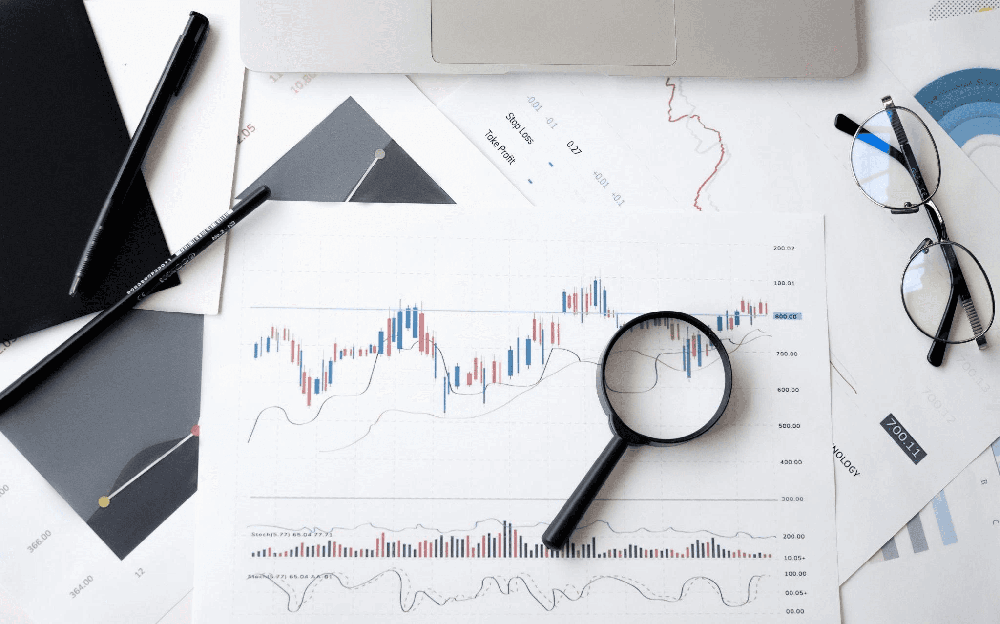 Person xamining market trends - Product Adoption Analytics