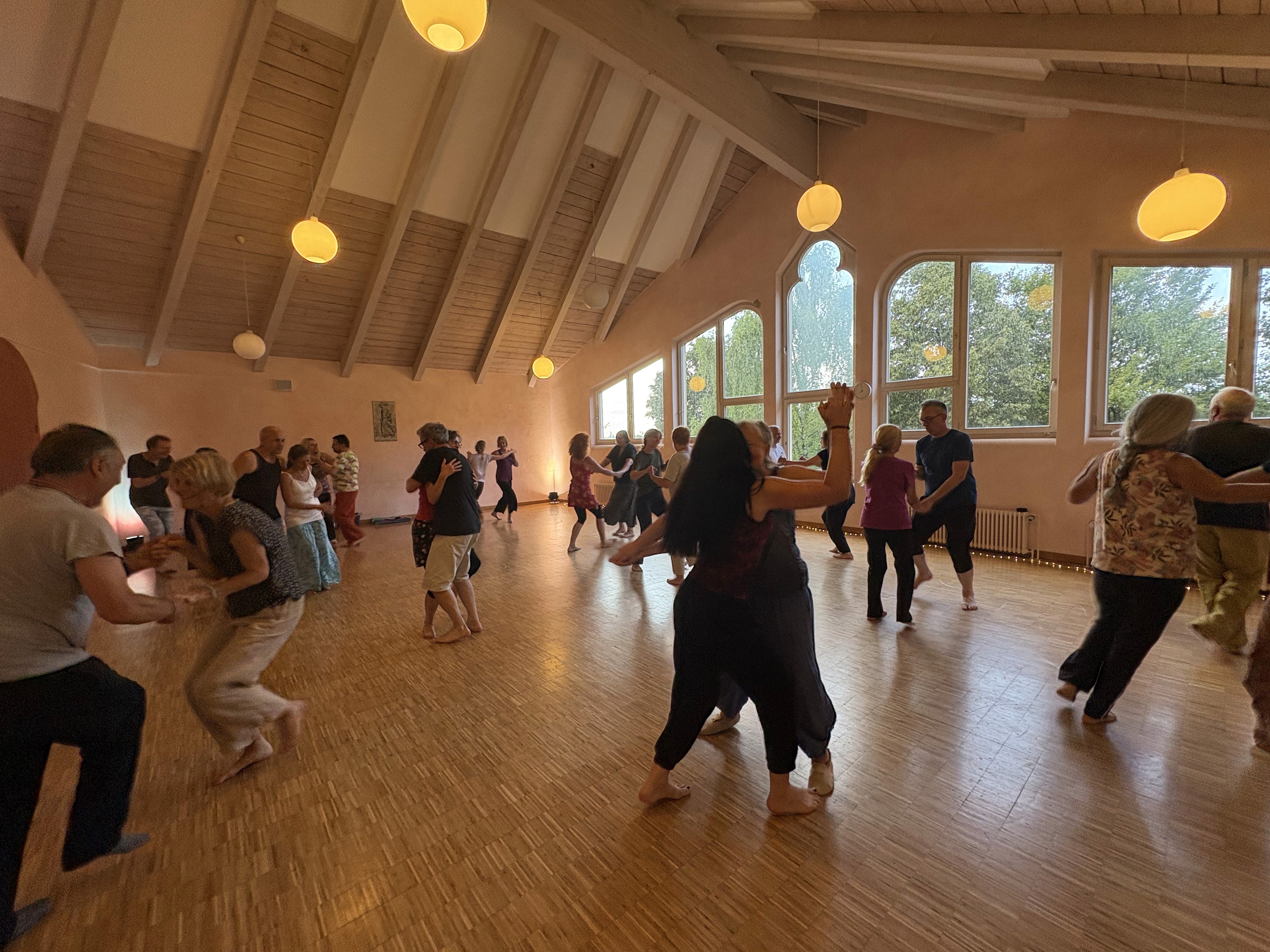 group of people dancing