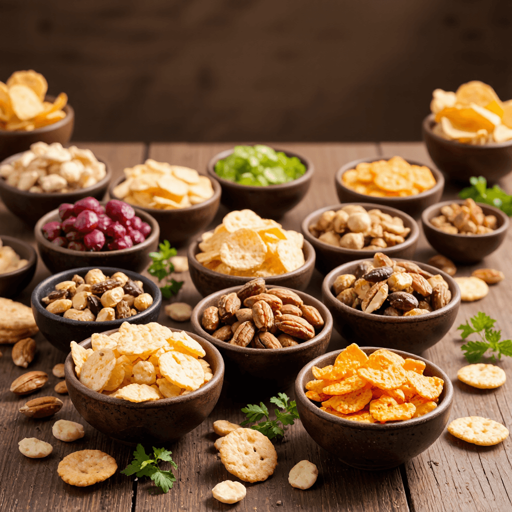 product photography of snack food