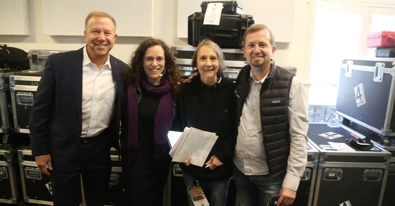 Tim Kopra, Erika Wagner, Esther Dyson, and John Cumbers.