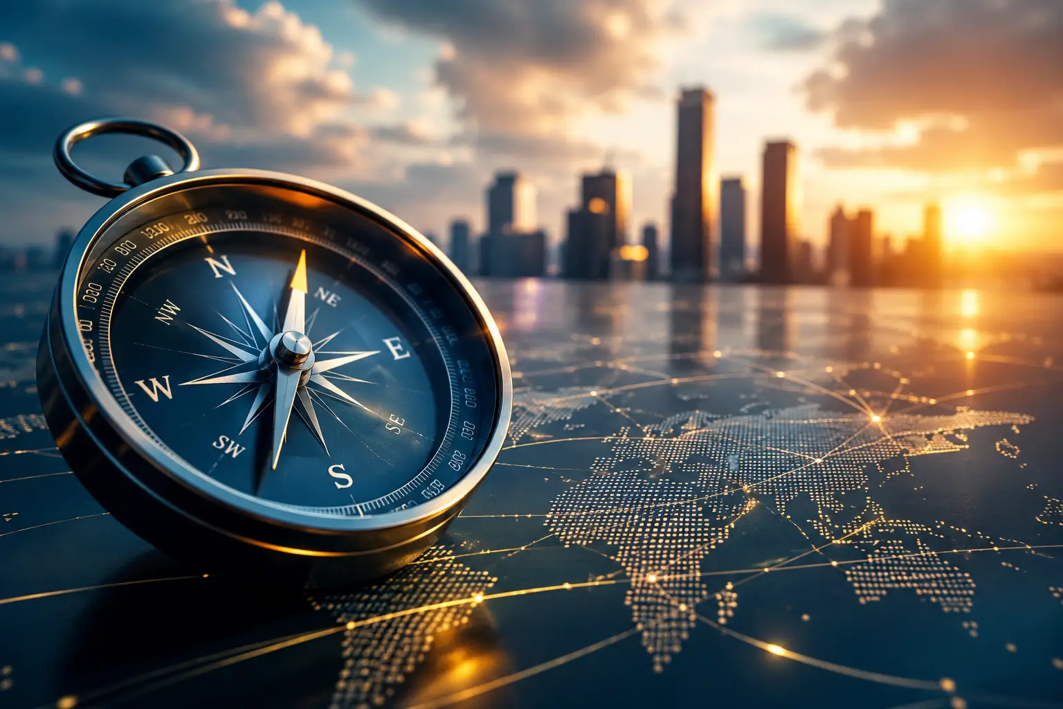 Ilustrasi strategi bisnis era disrupsi dalam menghadapi ketidakpastian ekonomi global