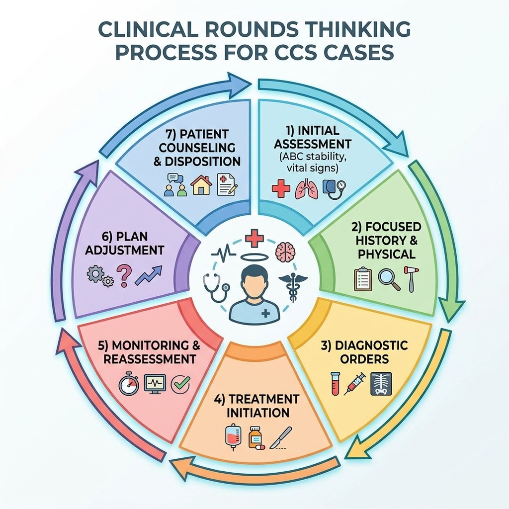 Clinical Rounds Thinking Process for CCS Cases