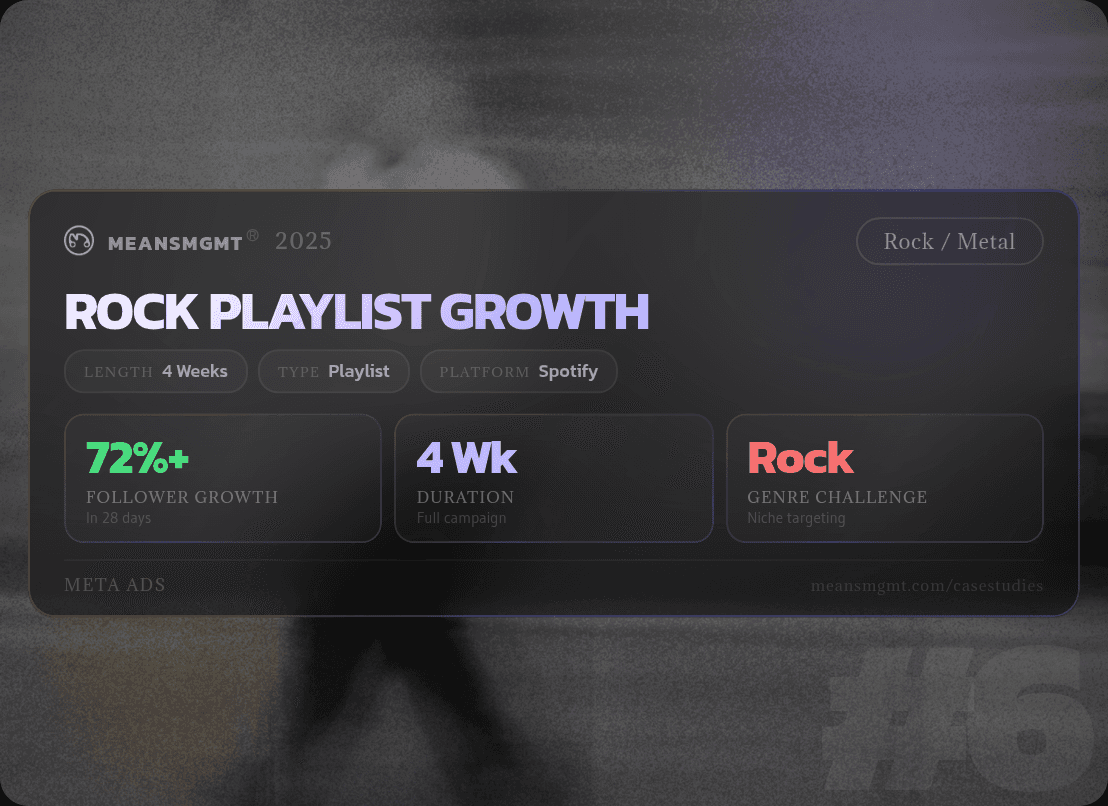 Case Study #6: Music Marketing Campaign Results - Single Release - Jan-Feb 2025 - Song Saves, Streams, Profile Follows, Email Signups