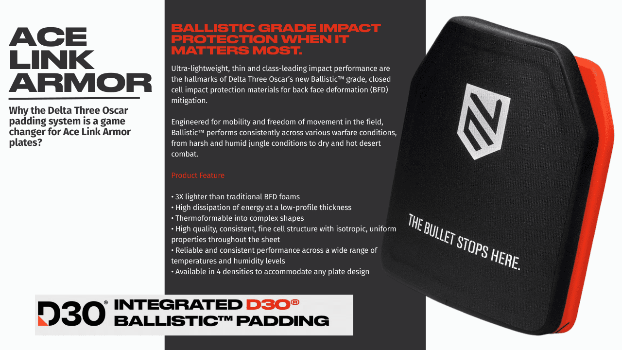 Why the Delta Three Oscar padding system is a game changer for Ace Link Armor Rifle Plates