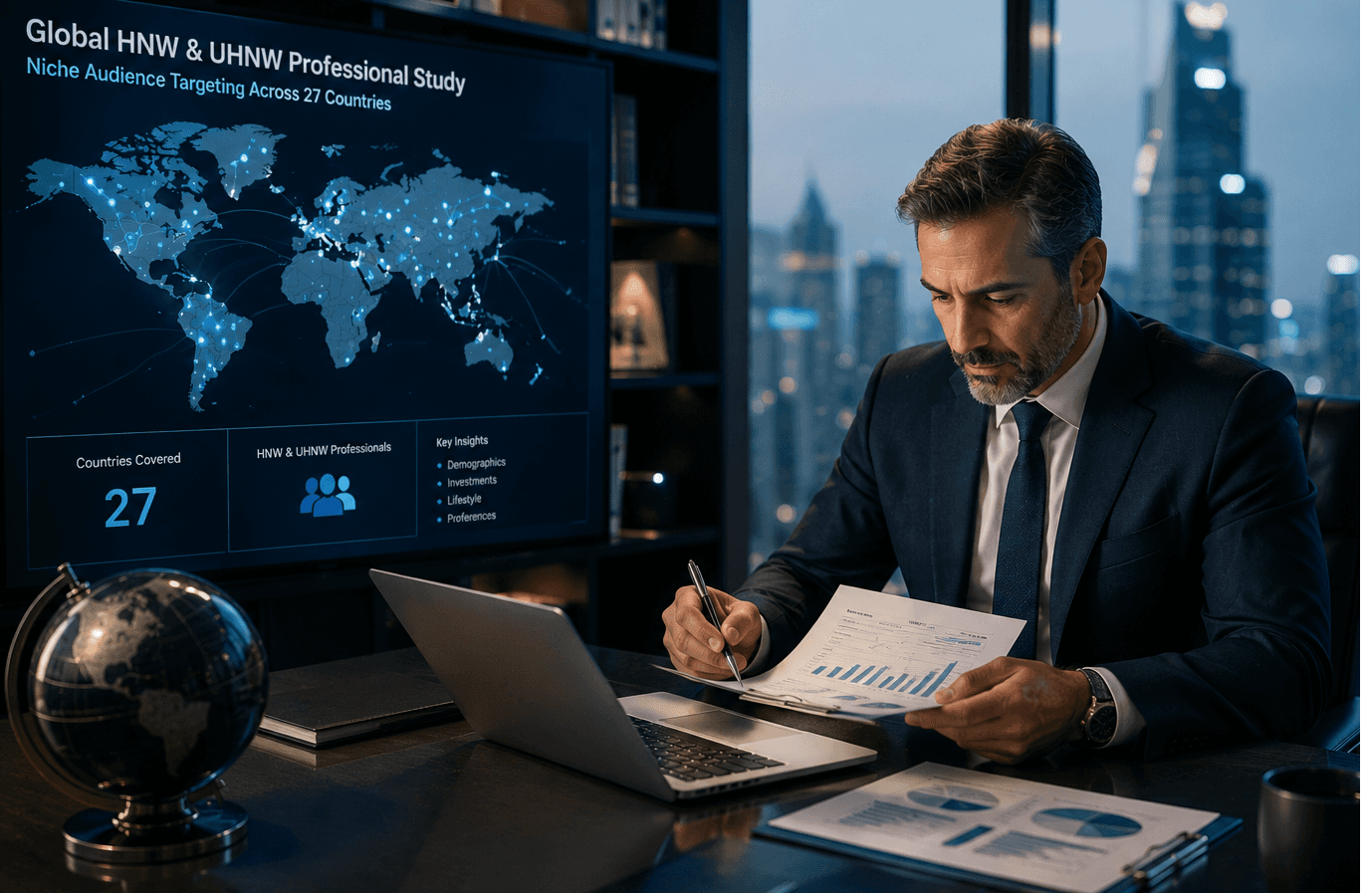 Global HNW and UHNW Professional Study – Niche Audience Targeting Across 27 Countries