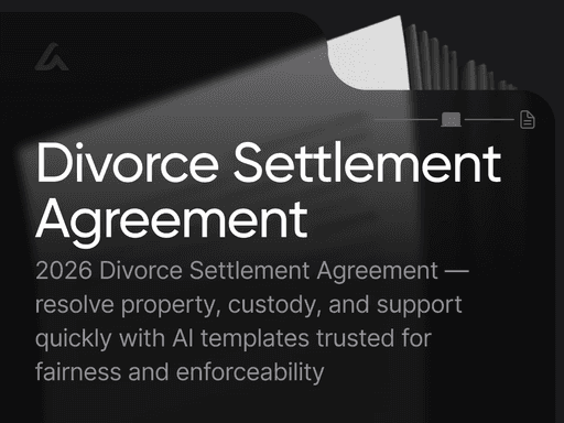 Divorce Settlement Agreement