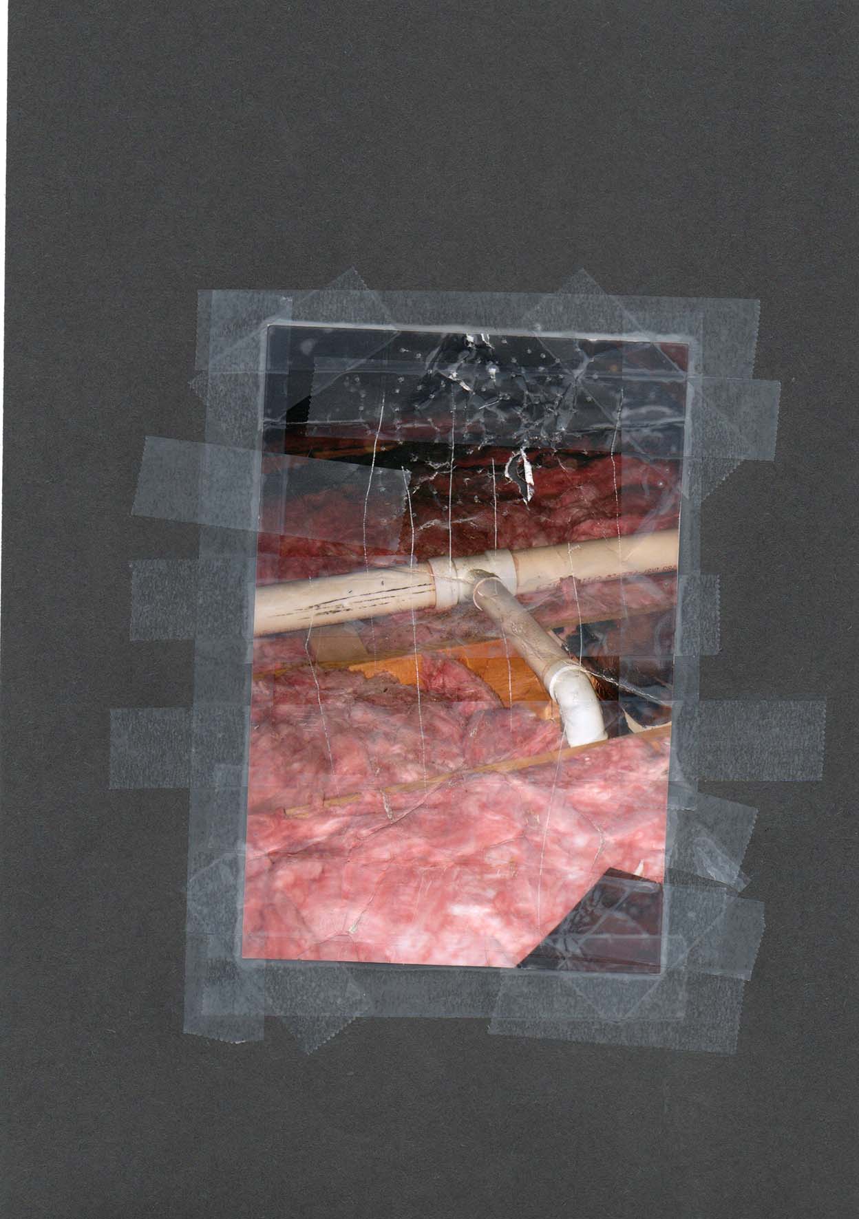 Nicholas Cheveldave artwork collage on paper