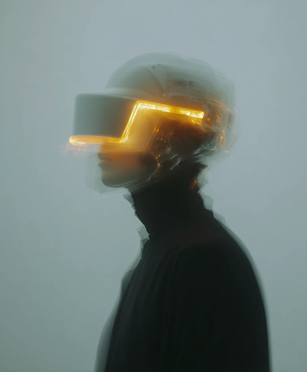 Futuristic Visor Portrait