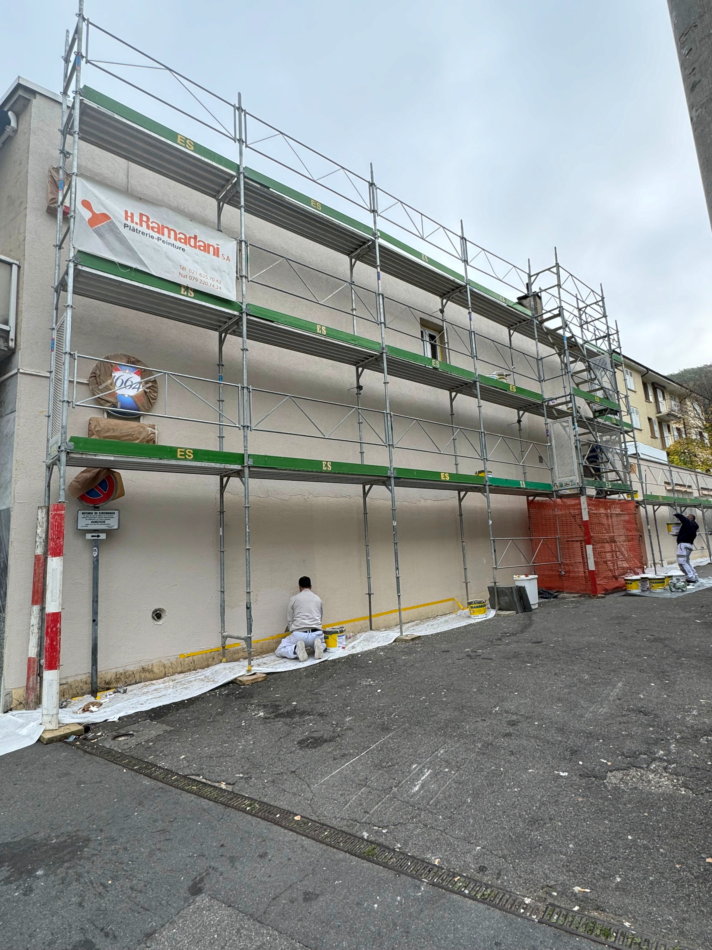 renivation peinture facade extérieur