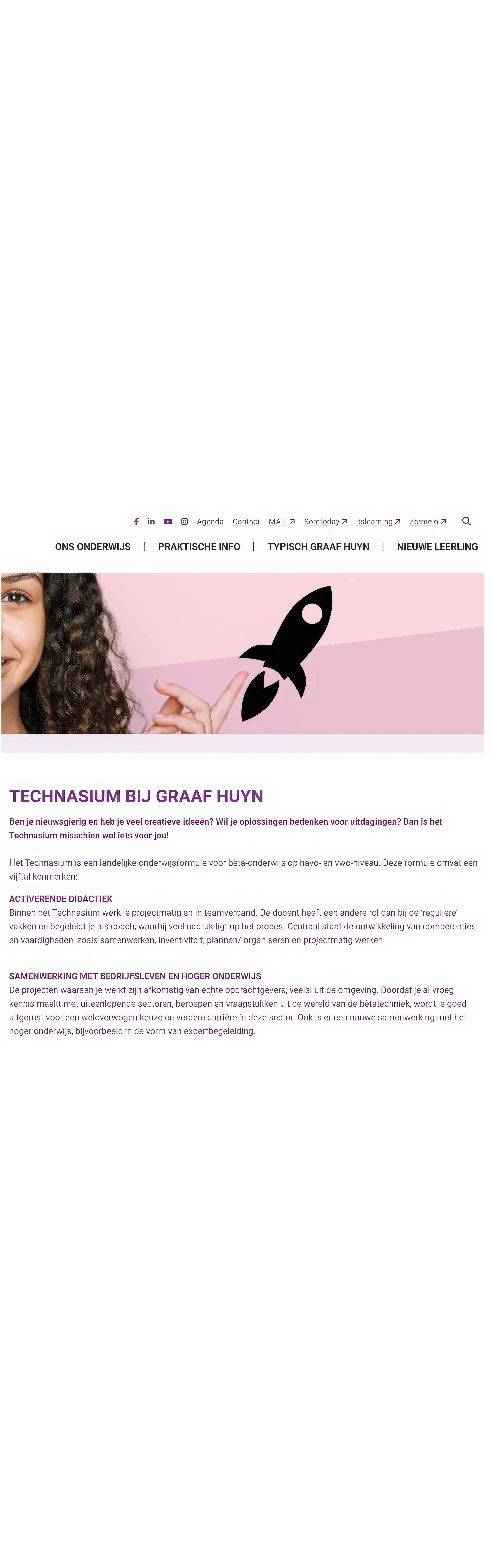 De home page van Graaf Huyn