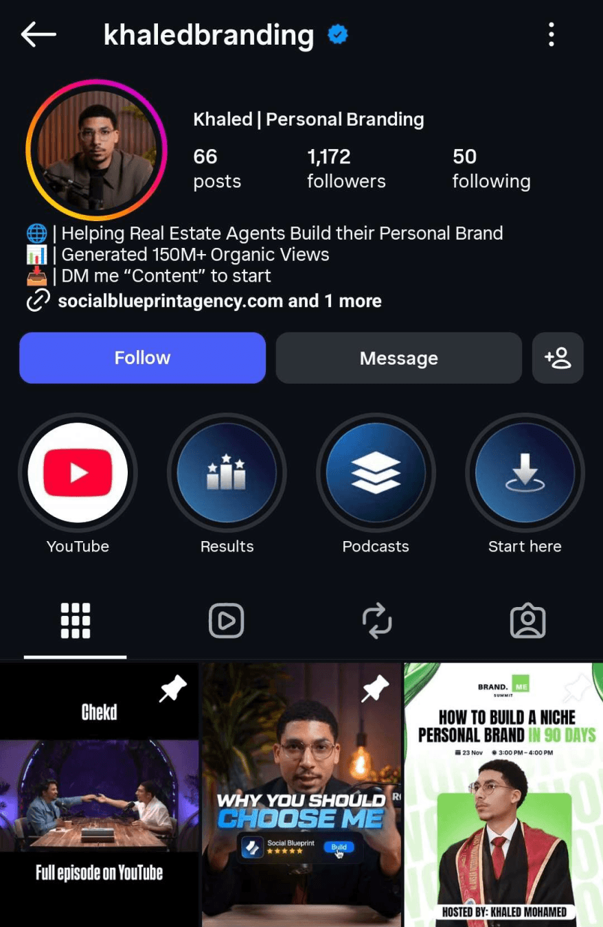 Khaled Branding Instagram