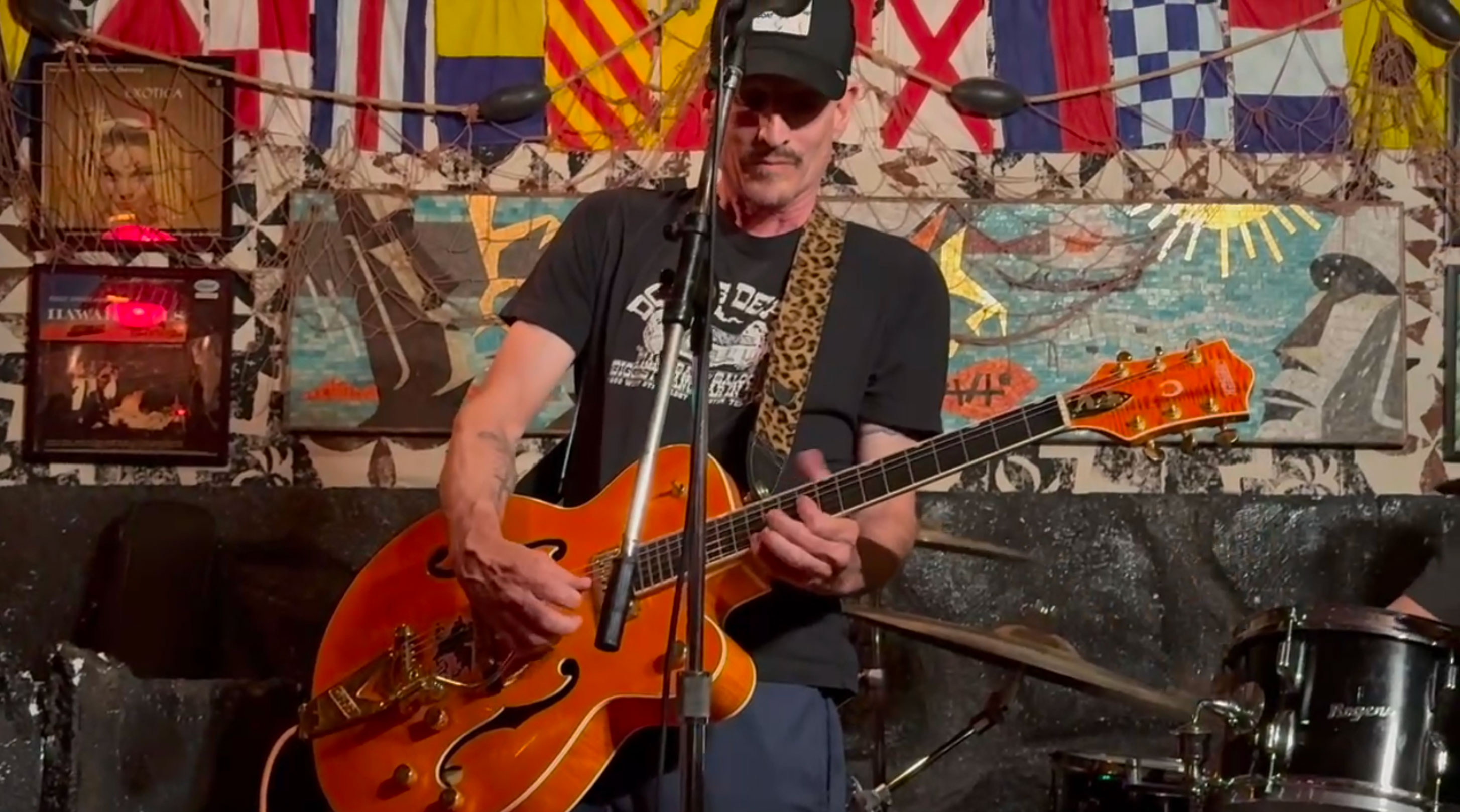 Messer Chups ripping it up at Moe's Alley in Santa Cruz.