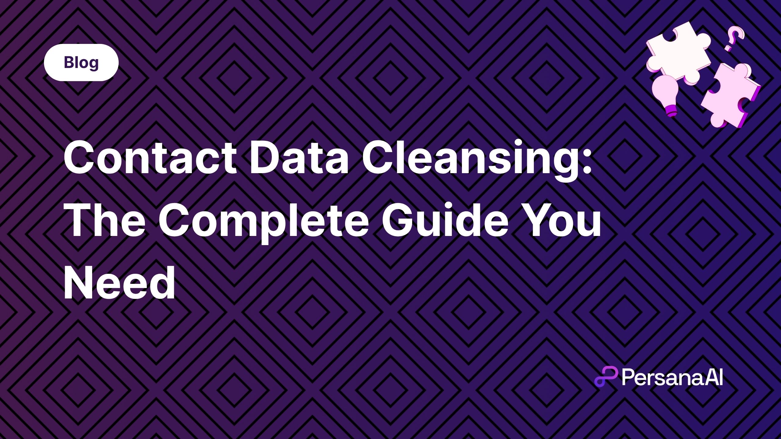 Contact Data Cleansing
