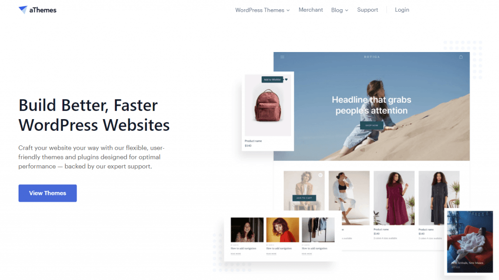 aThemes header footer builder