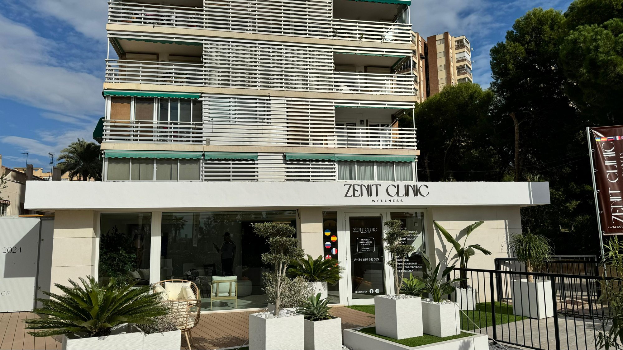 Zenit Wellness, Alicante · iluminación interior, fachada y rótulos · Ledilux