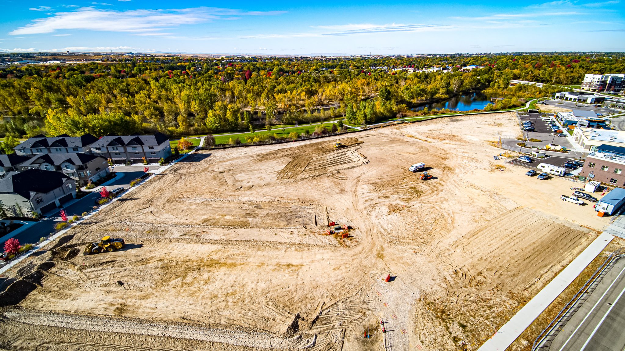 Future site of the Idaho Outdoor Fieldhouse on Barber Valley Road in Boise, Idaho.