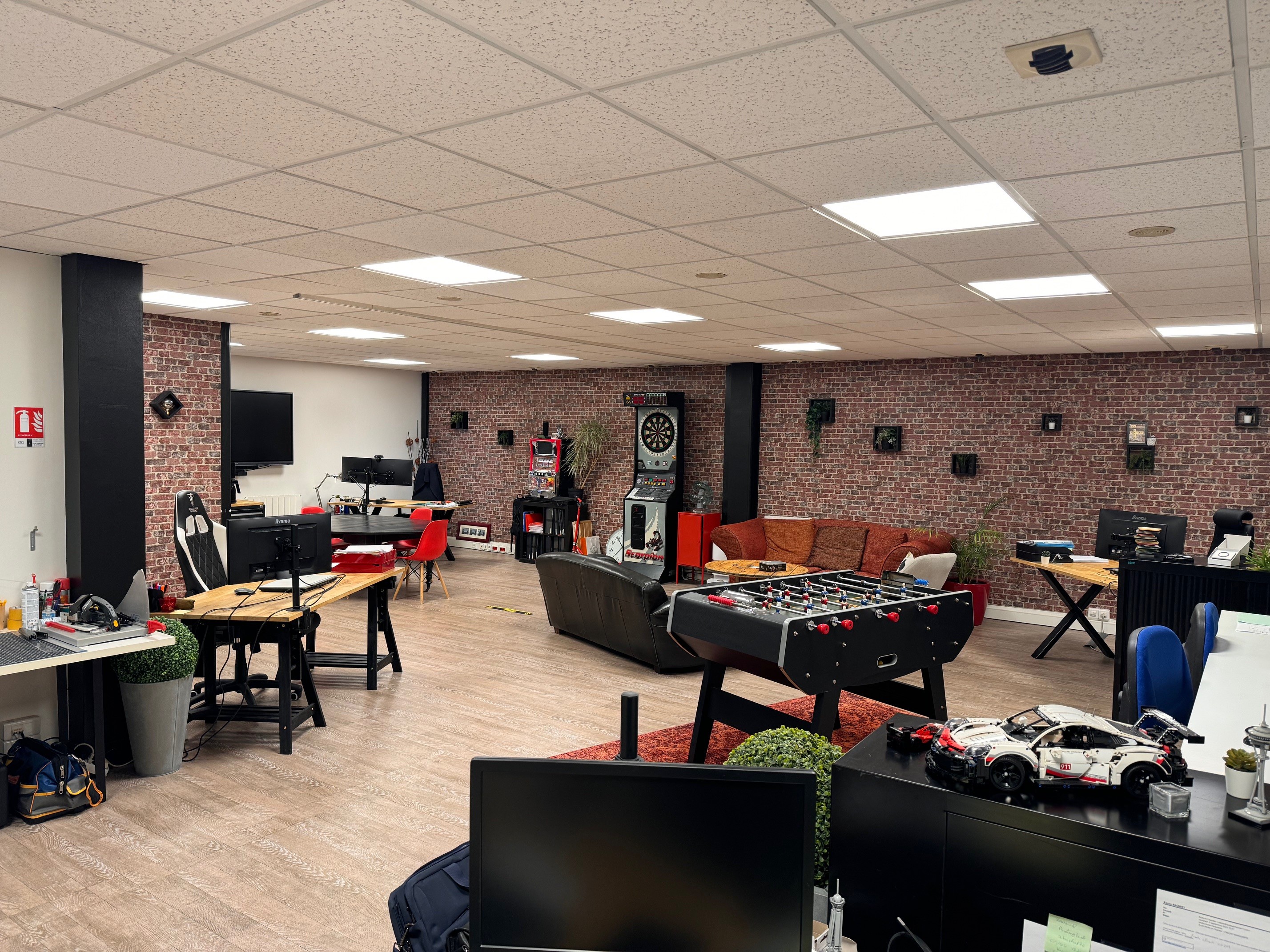 Young engineers working