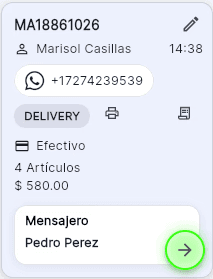 Dashboard yippeeka delivery