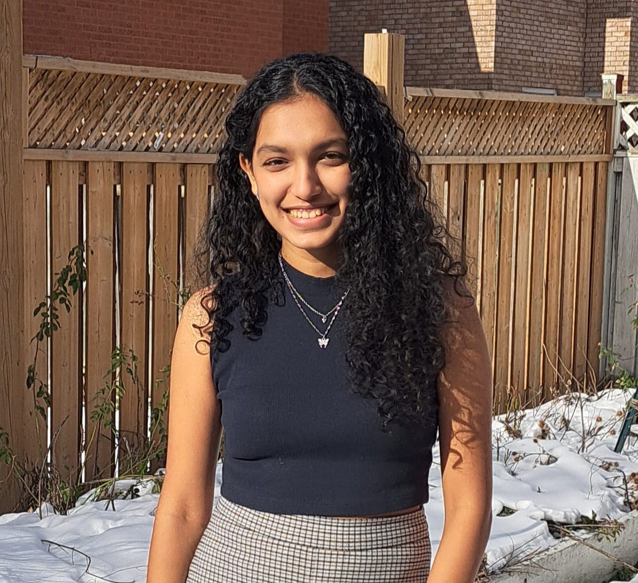 A portrait of a young man smiling