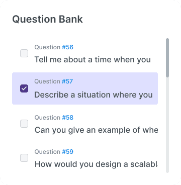 interview question bank