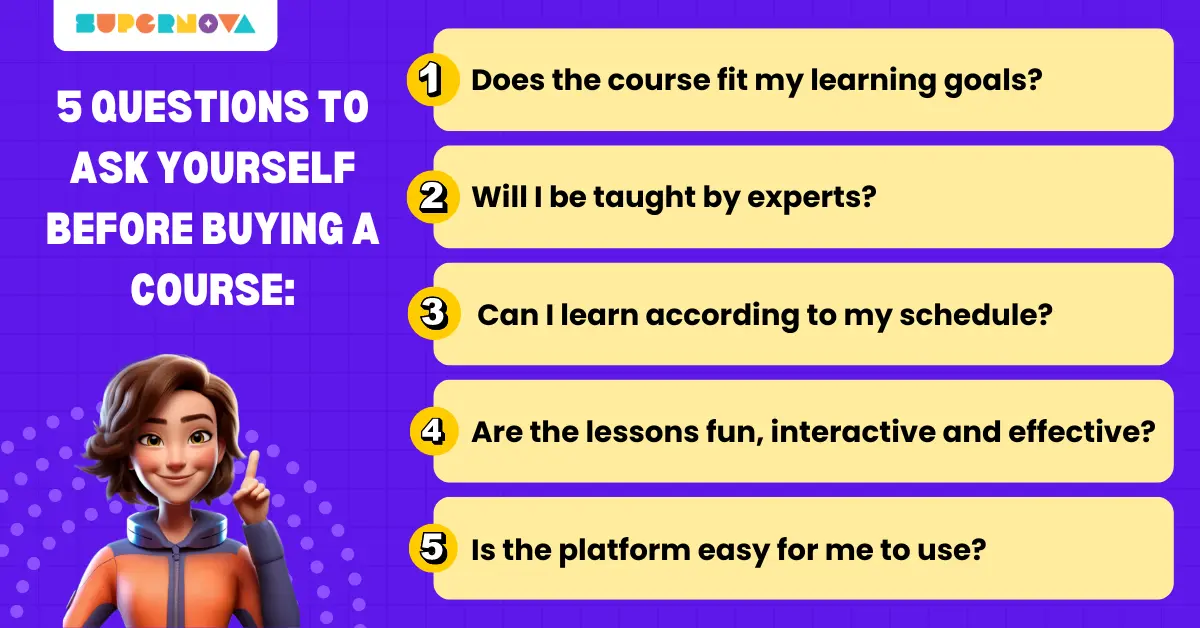 5 Questions to ask yourself before buying a course