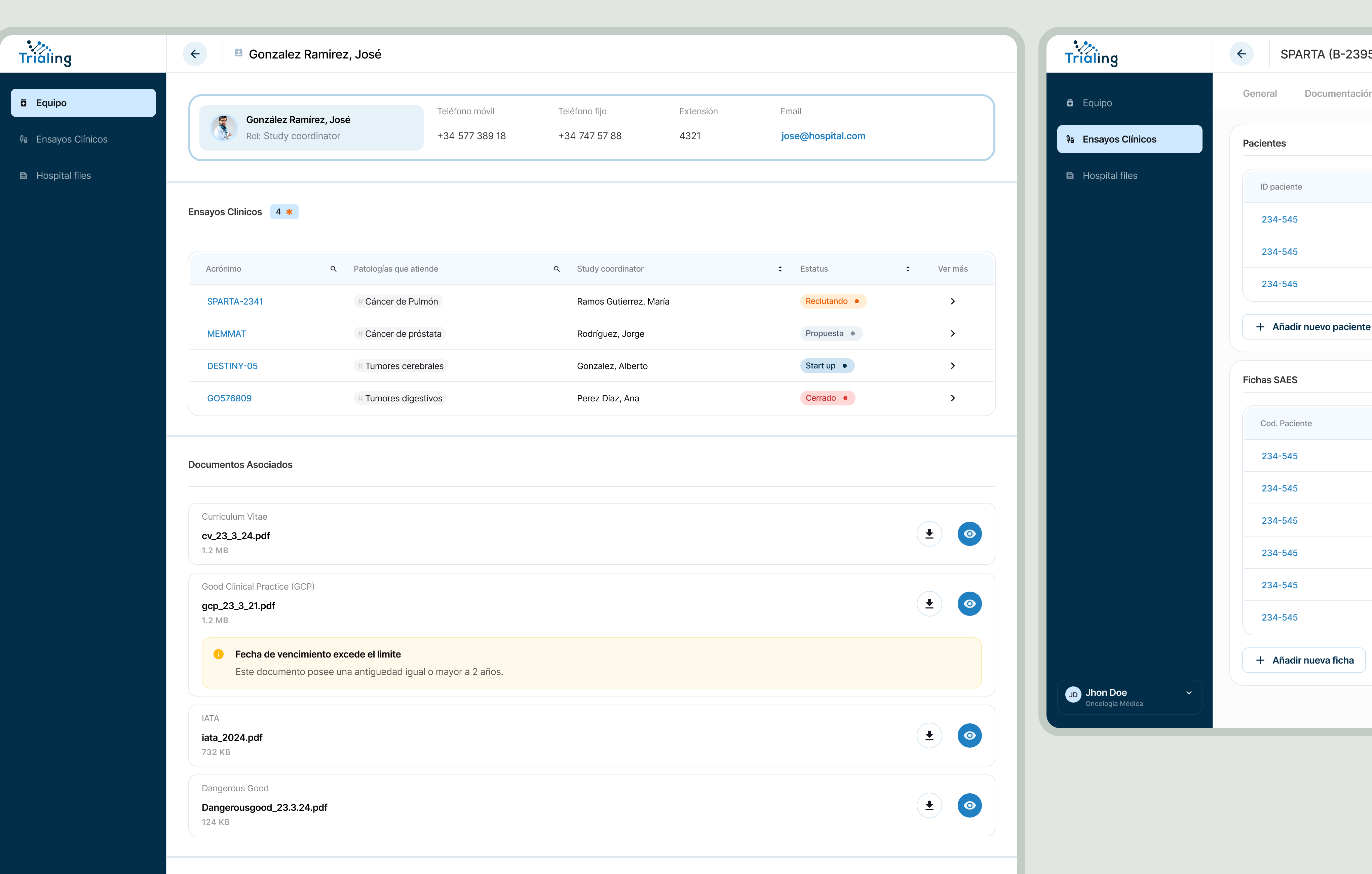 Full Dashboard with Sidebar