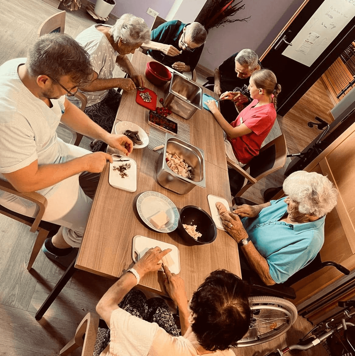 Abendessen in gemütlicher Runde