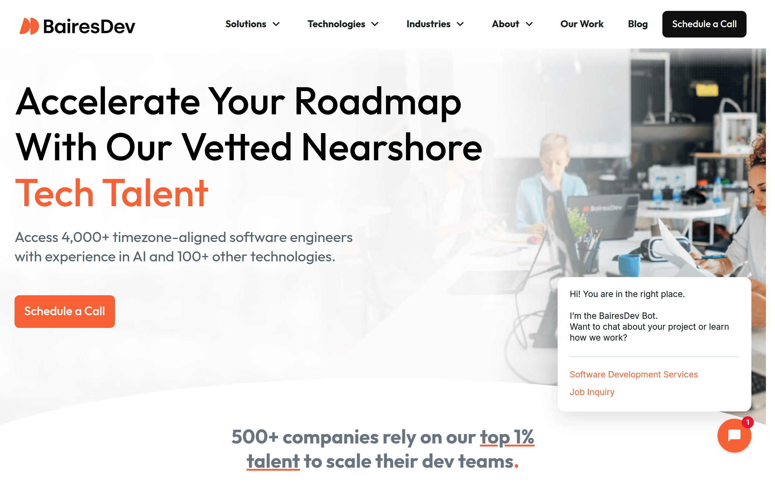 BairesDev Screenshot