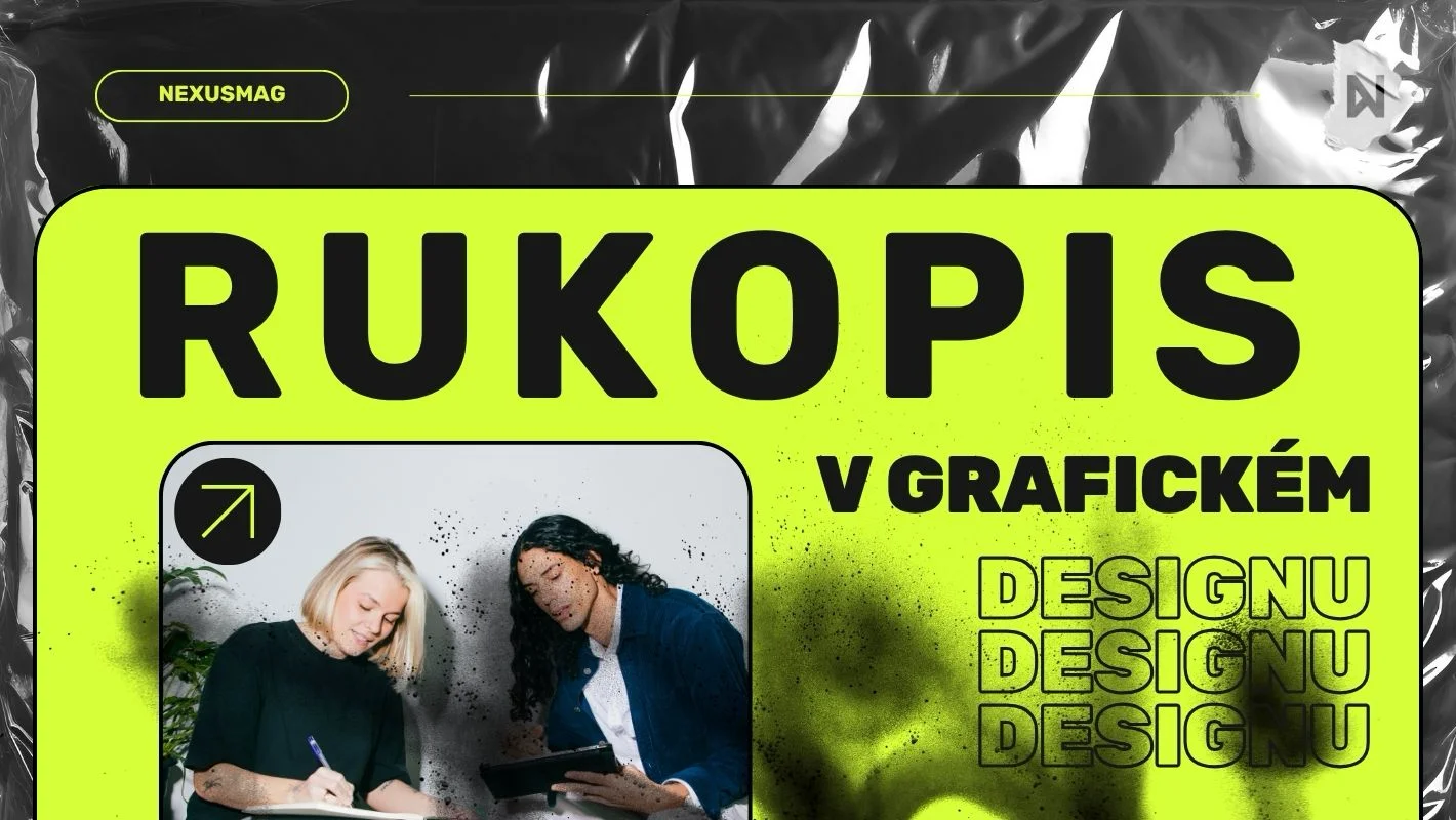 vlastní rukopis, vizuální styl, grafický design, digitalizace rukopisu, typografie, hand-lettering, nexusmag