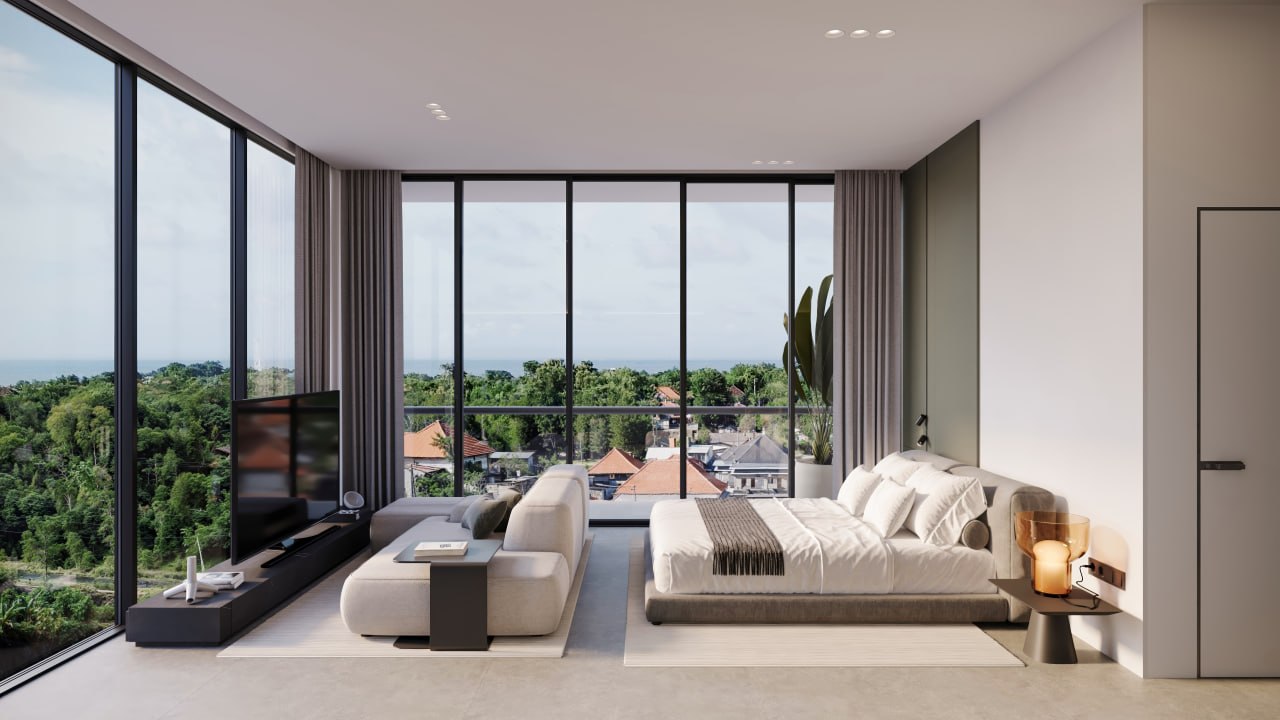 Studio apartment in XO Pandawa on the 2nd floor