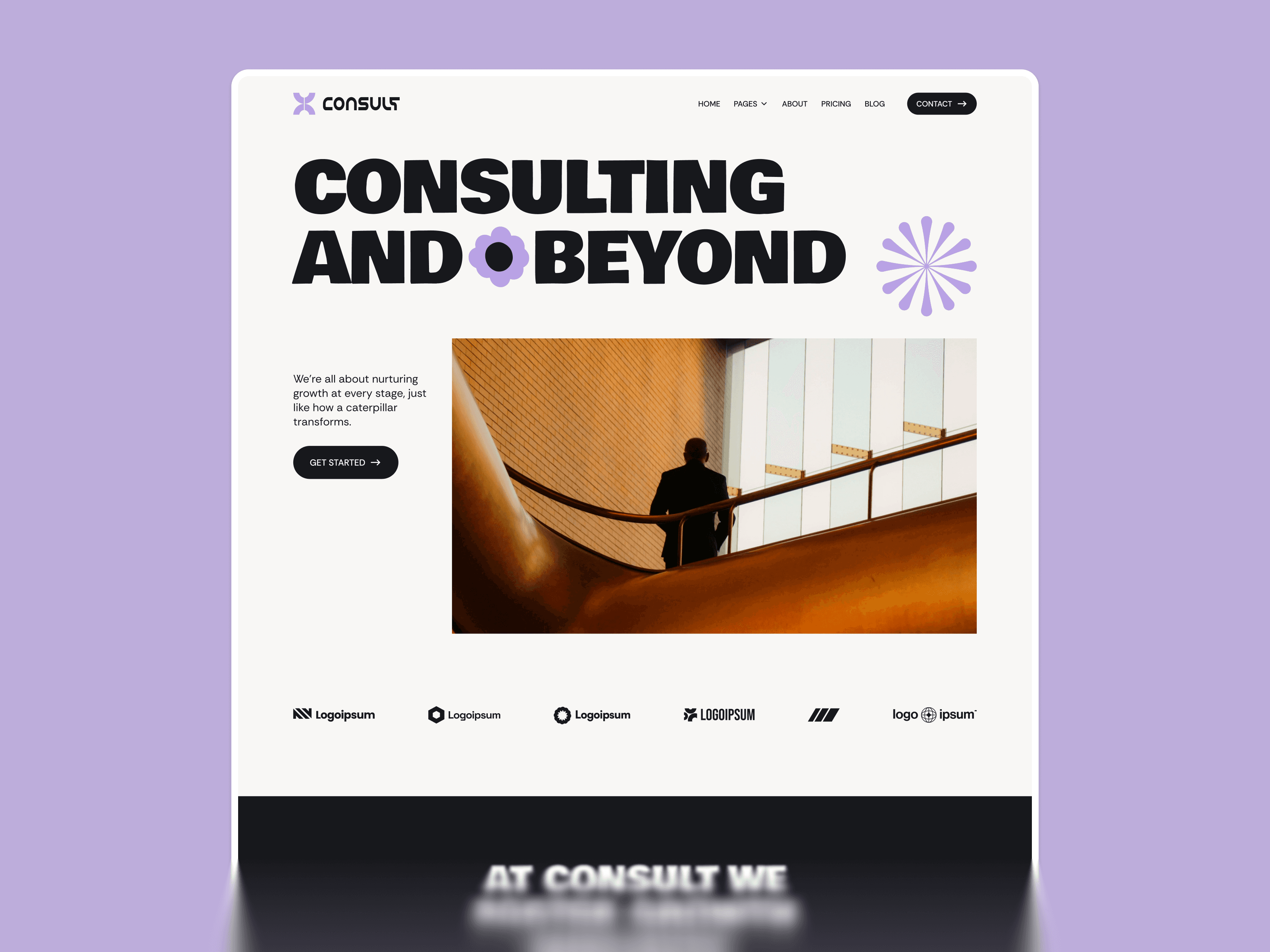 Framer consultant template