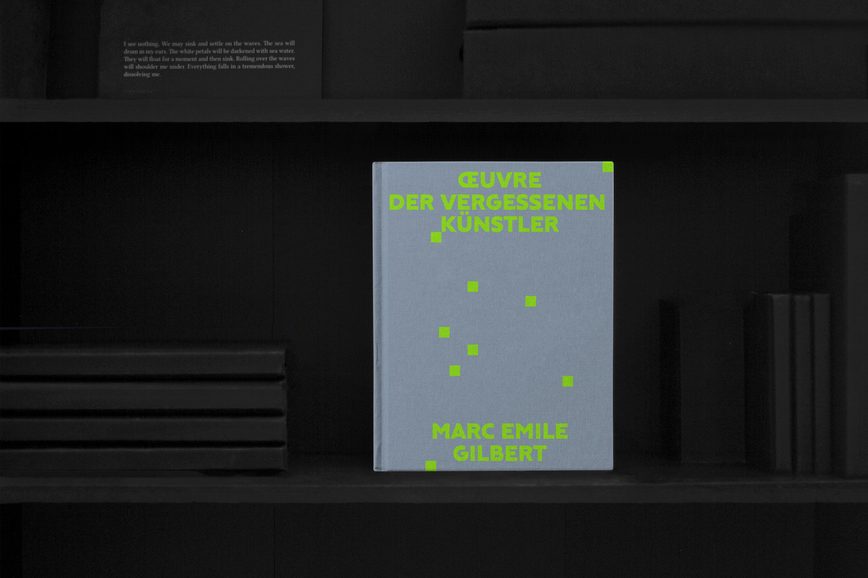 Book Design "Œuvre der vergessenen Künstler""