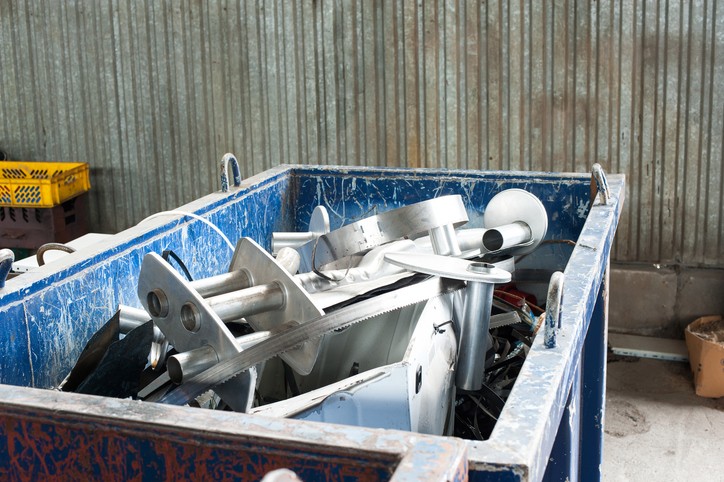 scrap metal dumpster