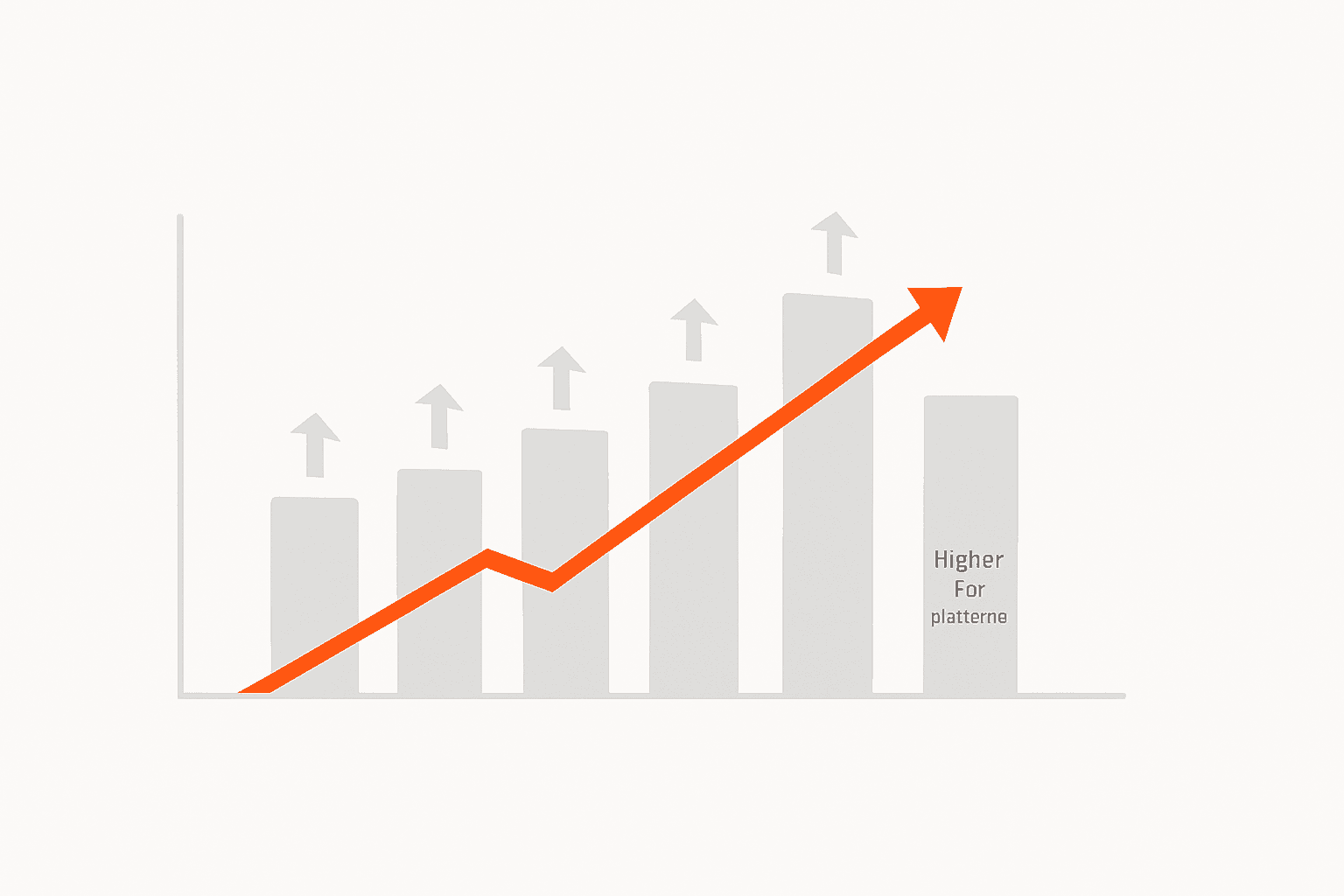 Abstract bar chart contrasting higher ROI of five AEO platforms against a shorter traditional SEO bar