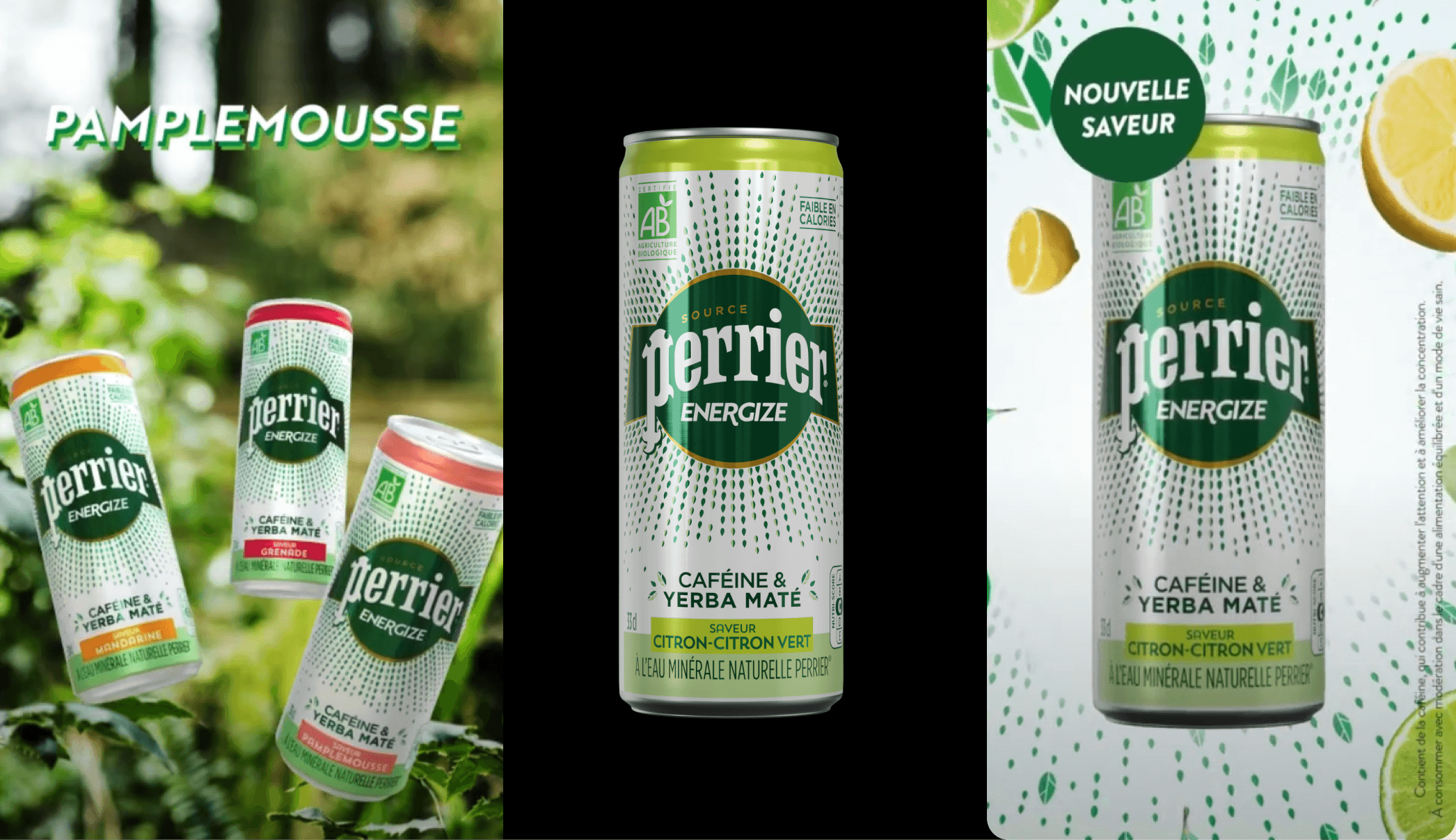 Perrier Energize Social Ads