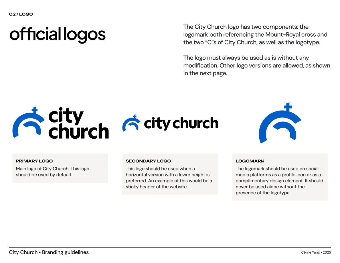 City Church brand guideline