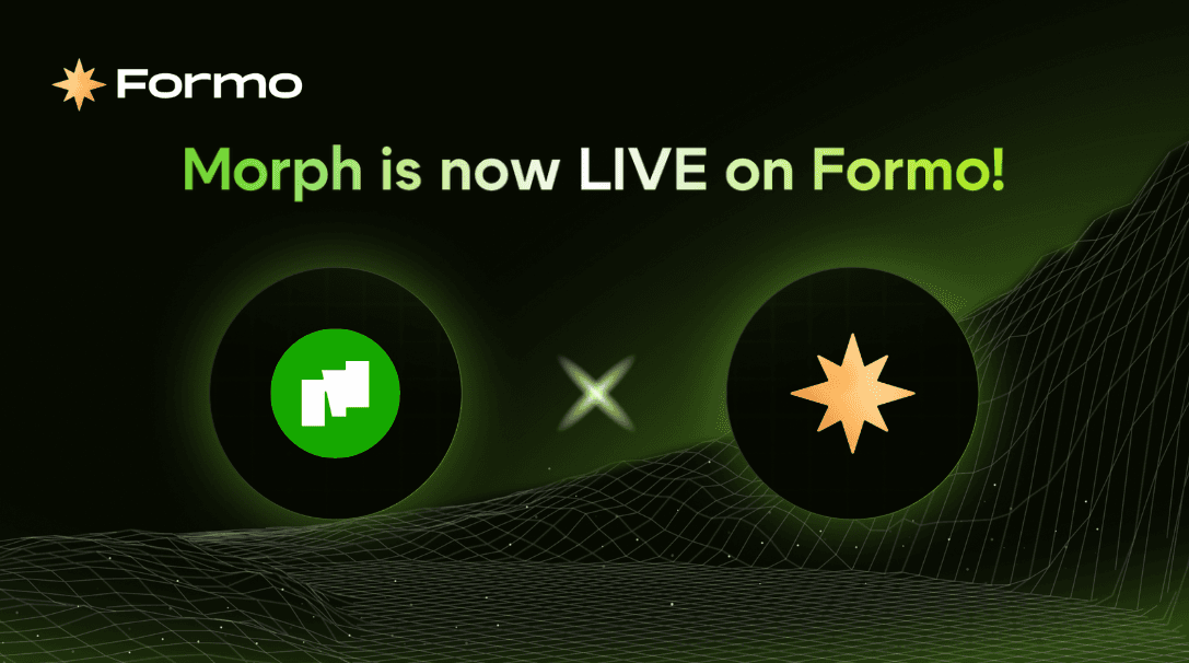 Morph is now LIVE on Formo!