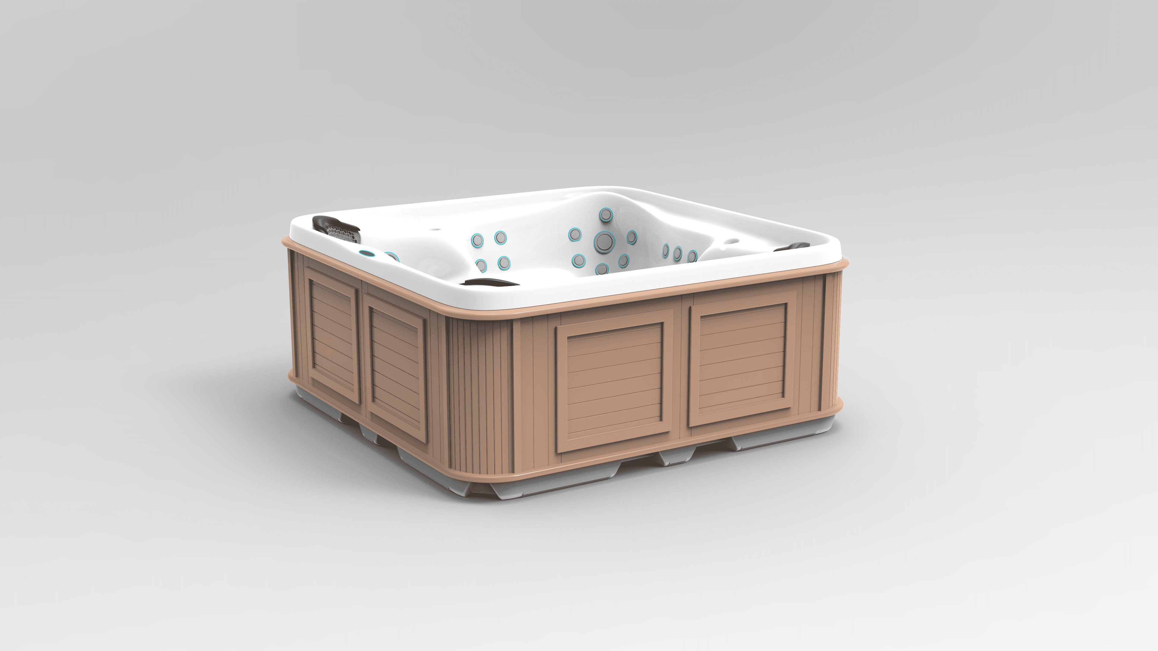 3D Model of a hot tub