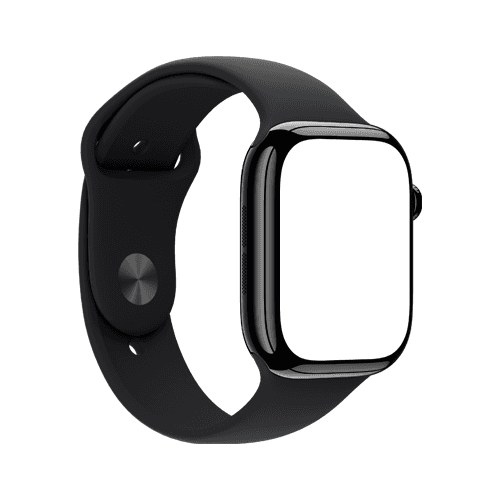 Apple Watch Series 10 mockup jet black 46mm right