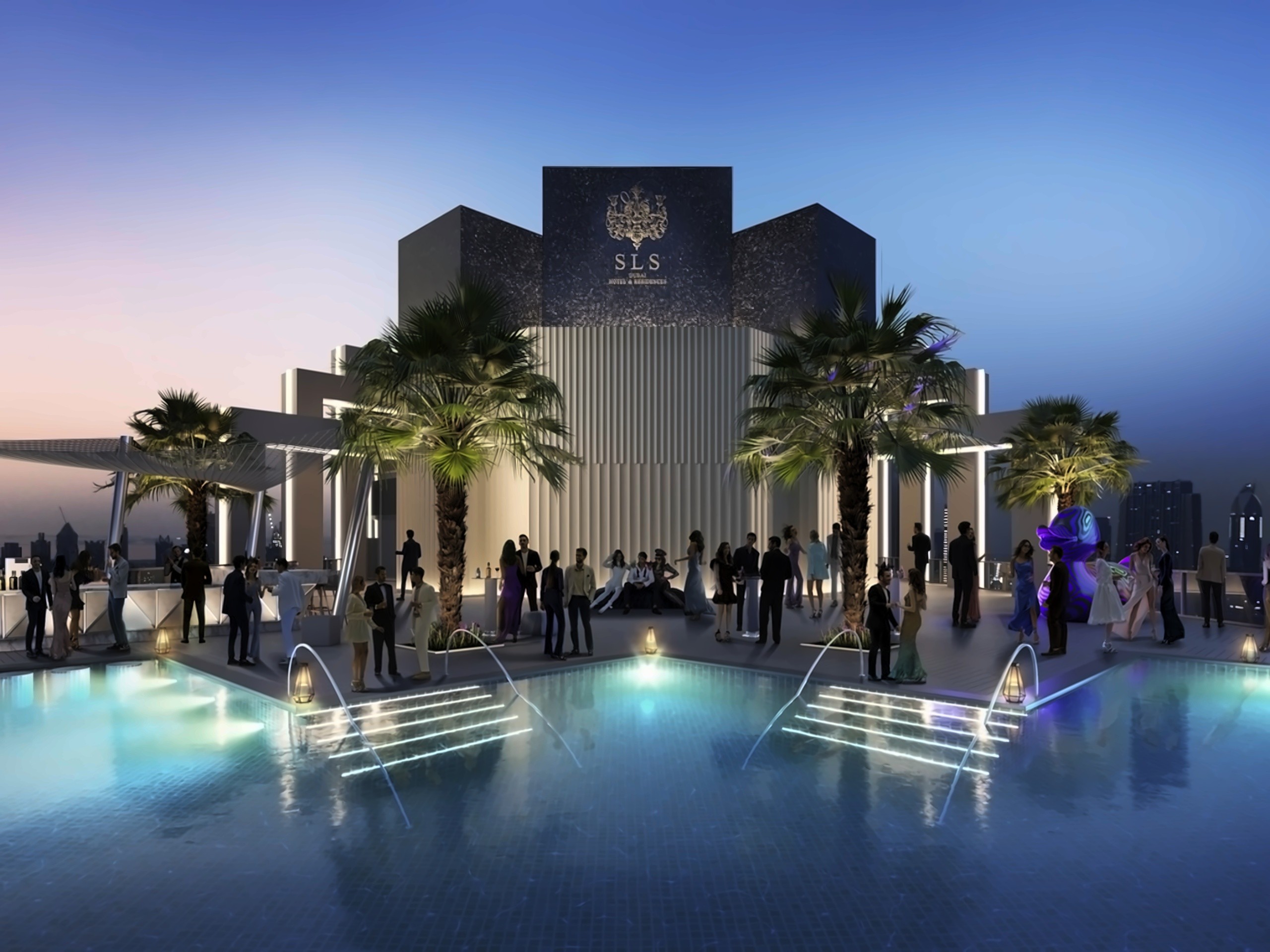 Project detail of SLS Hotel & Residence a complex plot in United Arab Emirates, supported by financial modelling