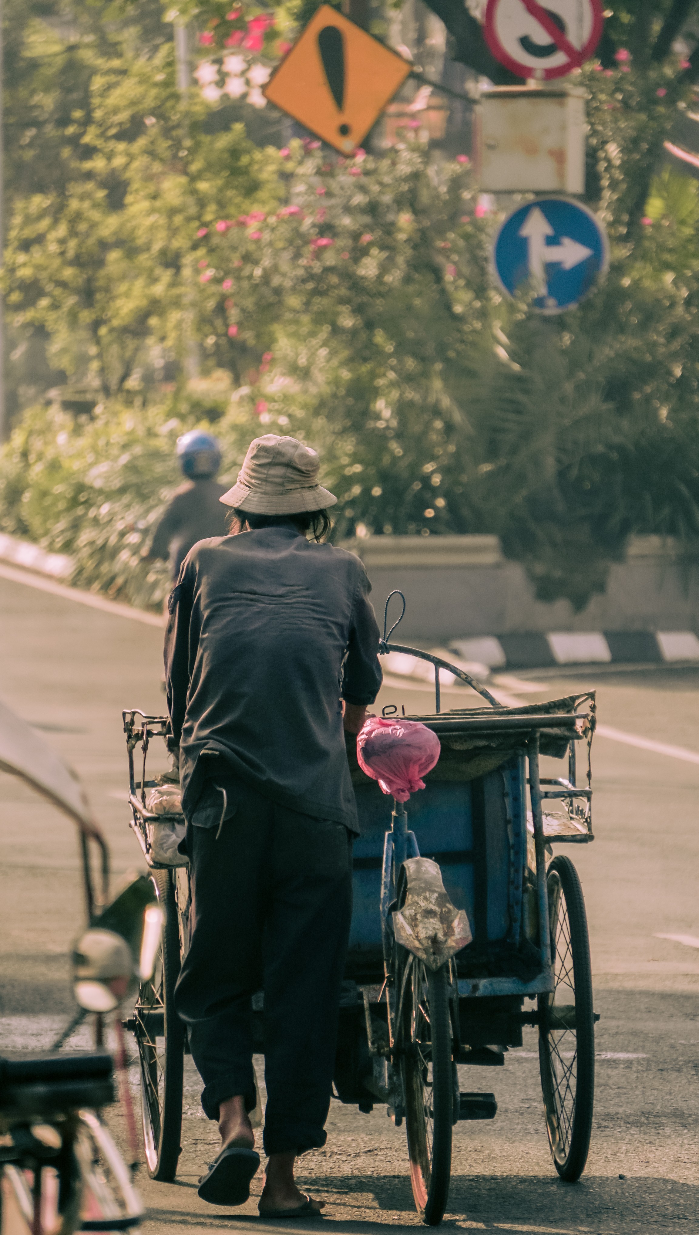 Pedicab at Surabaya Old Town